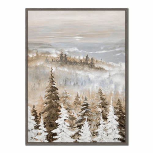 pines at dawn